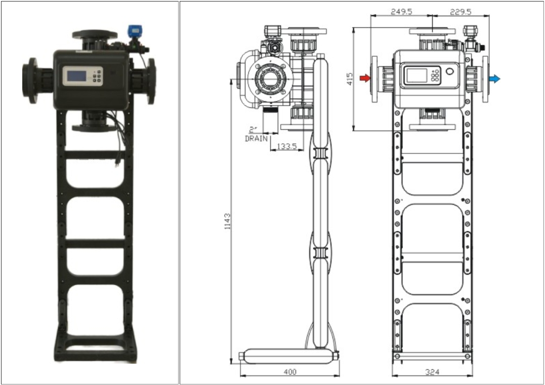 DR40S control valve seat frame